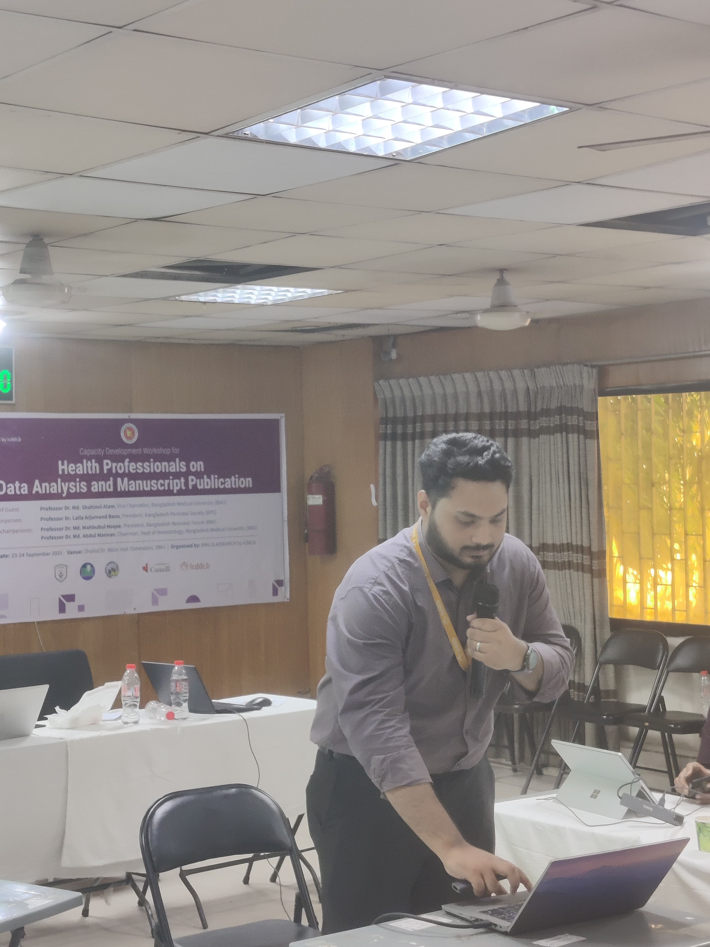 Capacity Development Workshop for Health Professionals on Data Analysis and Manuscript Publication - BMU